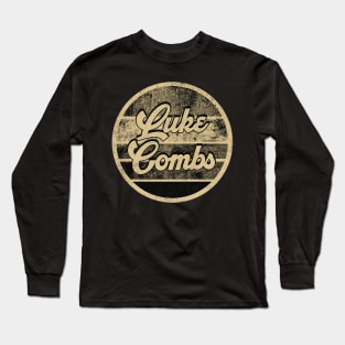 Luke Combs Art drawing Long Sleeve T-Shirt